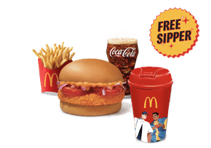 McAloo Tikki Burger Sipper Meal