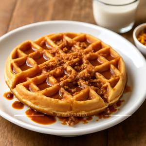Caramel Crunch Waffle
