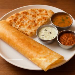 Plain Dosa +onion Dosa