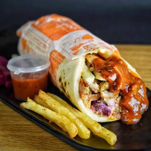Chilli Garlic Chicken Shawarma