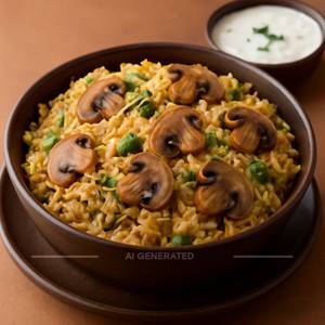 Mushroom Biryani