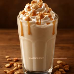 Caramel Nuts Milkshake