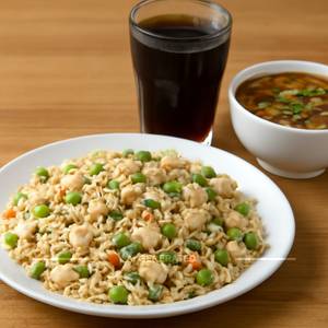 Special Chicken Fried Rice + Soft Drink + Veg Hot & Sour Soup