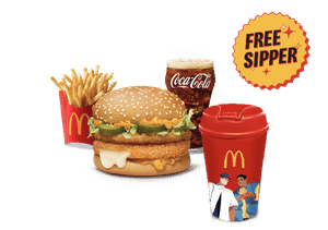 McCheese Chicken Burger Sipper Meal