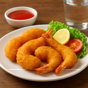 Golden Fried Prawns