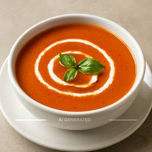 Cream of tomato soup