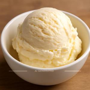 Vanilla Ice Cream With Strawberry