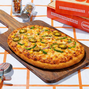 Garden veggie pizza.