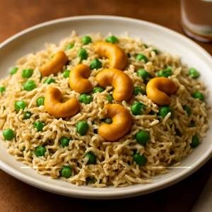 Kaju Fried Rice+ mexican brownie