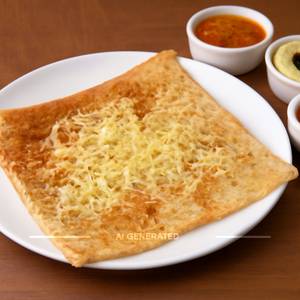 Rava Cheese Plain Dosa