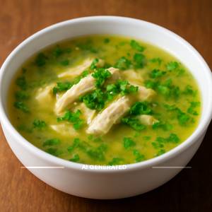 Lemon Coriander chicken Soup