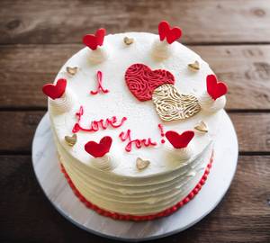 Love Anniversary Customize Black Currant Cake