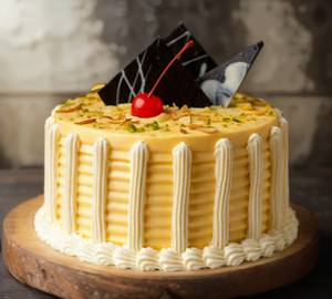 Mini Kesar Badam Eggless Cake 250gm