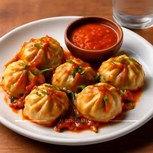 Cheese Chilli Momo ,(5 Pcs)