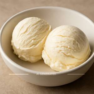 Vanilla Double Scoop Ice Cream