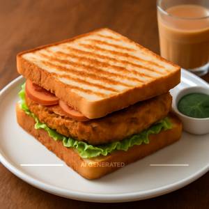 Aloo Tikki Sandwich