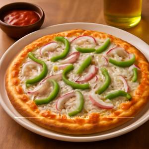 Onion And Capsicum Pizza