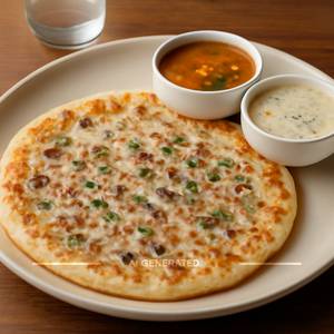Ghee Onion Uttapam
