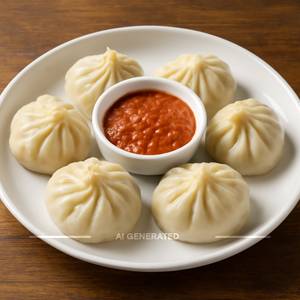 Steam Momos (6 pcs) 
