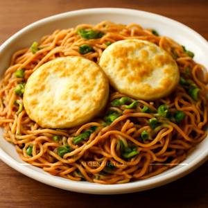 Egg Manchuriya Noodles