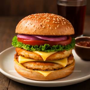 Paneer Double Cheese Burger