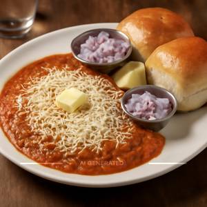 Cheese Pav Bhaji