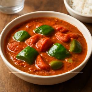 Capsicum Tomato Curry