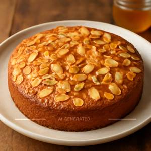 Honey almond cake (500 gram)