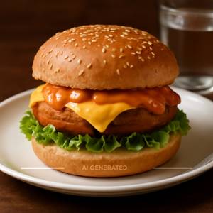 Peri Peri Cheesy Burger