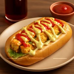 Paneer Cheese Hotdog