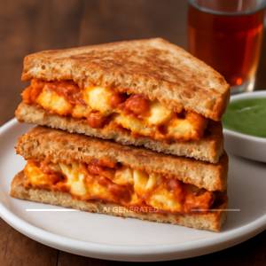 Paneer tandoori cheese sandwich 