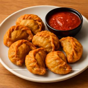 Veg Fried Momos [6 Pieces]