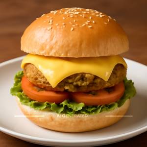 Vegetable cheese burger