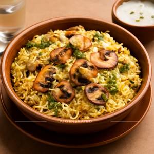 Mushroom Biryani
