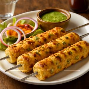 Paneer Papdi Kabab