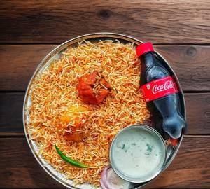 Chicken Dum Biryani+ Boondi Raita+ 1 Campa