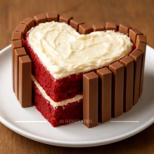 Red Velvet Heart Shape