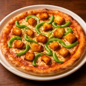 Capsicum Paneer Pizza