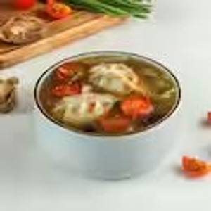 Spicy Seafood Dumpling Soup