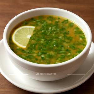 Lemon coriander soup [veg]