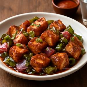Indo Chinese Paneer Chilli