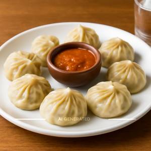 Veg Momos (8 Pcs)
