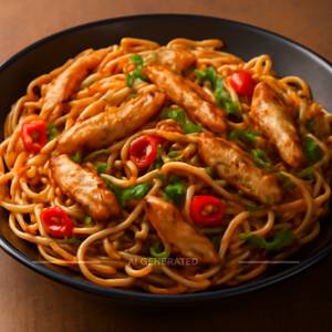 Chicken Chilli Garlic Noodles