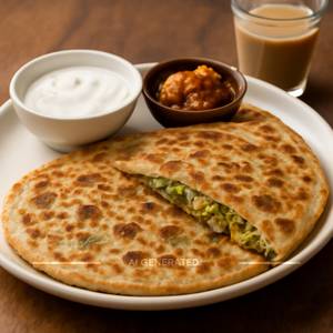 Aloo Pyaz Paratha