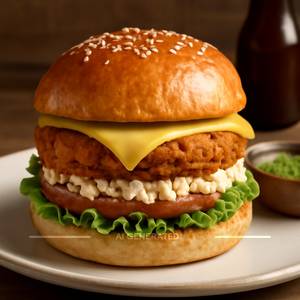 Tandoori Cheese Burger