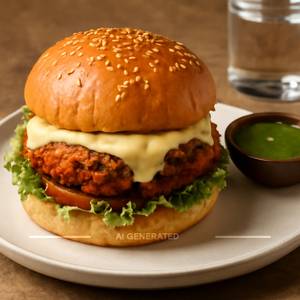 Tandoori Cheese Burger