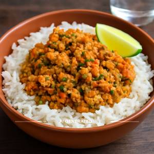 Chicken Keema Rice Bowl