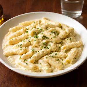 White Cheese Penne Pasta
