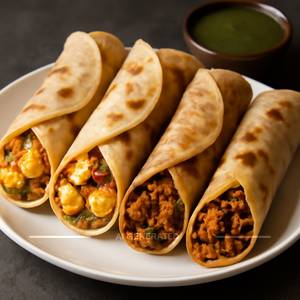2 Paneer cheese roll & 2 Soya Roll Combo