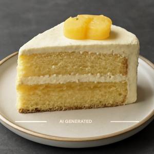Pineapple vanilla beans cake [350 g]